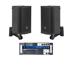 Акустична система 2 колонки JBL PRX912 + мікшер